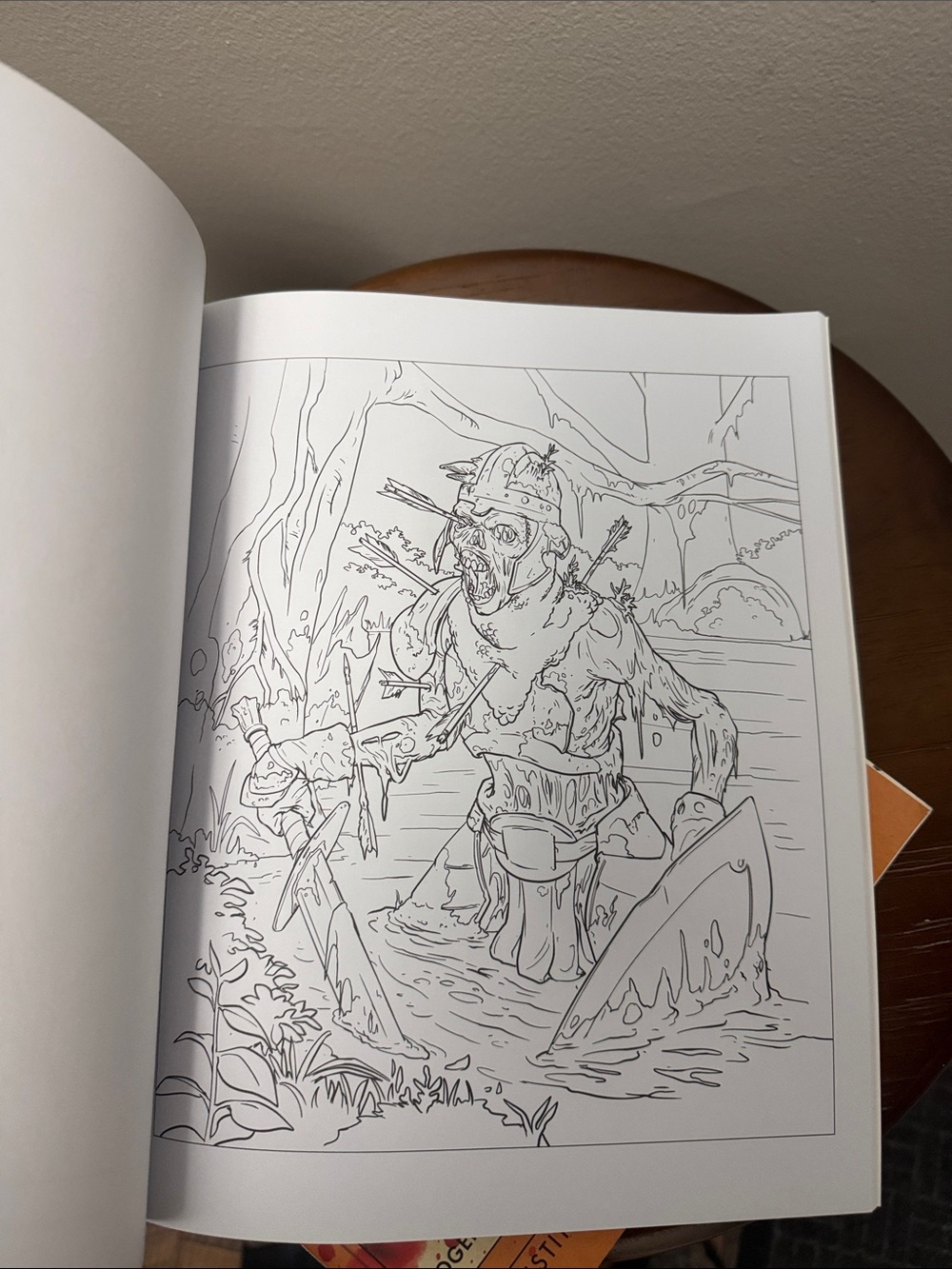 Two Horror Coloring Books & Horror Sticker Book - Picture 5 of 11